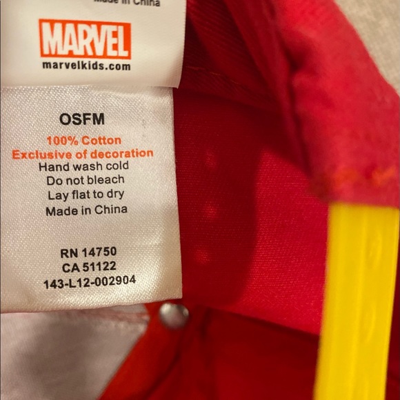 Marvel Comics The Incredible Ironman Snap Back Hat - Picture 8 of 8
